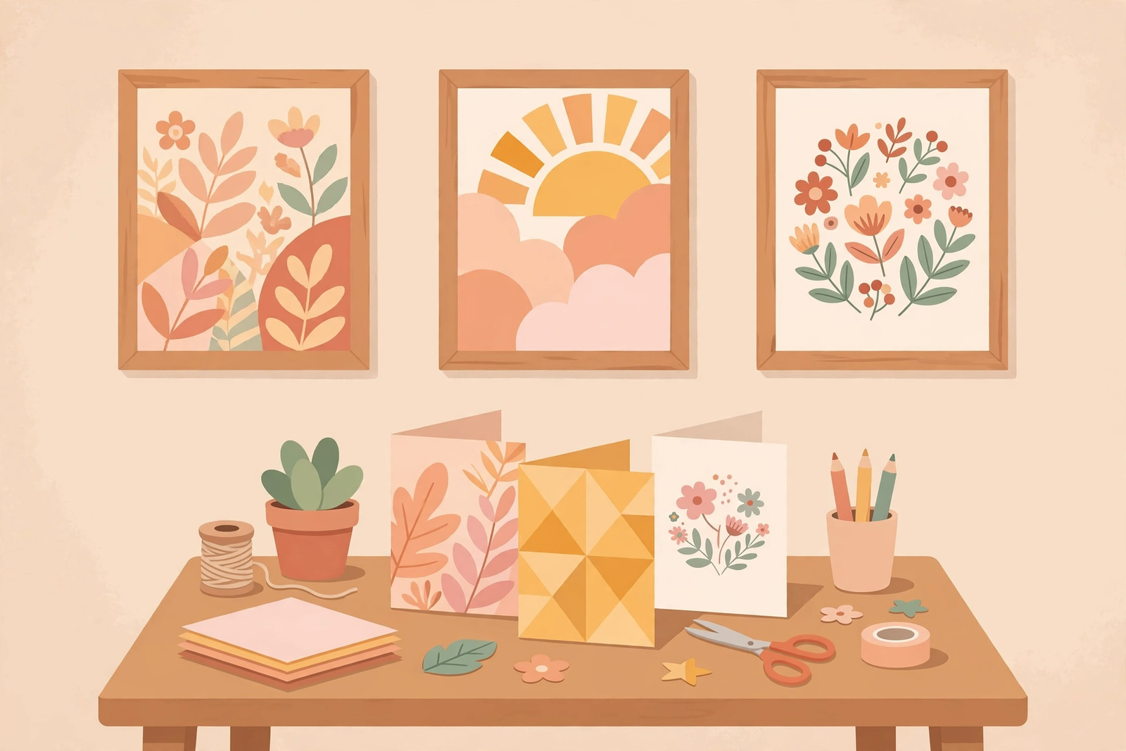 Coloring Pages Into Wall Art, Cards, and Gifts