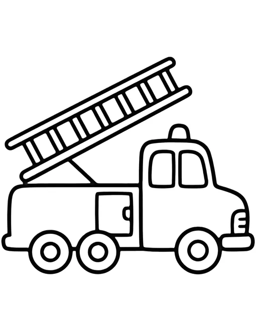 Fire Truck coloring page